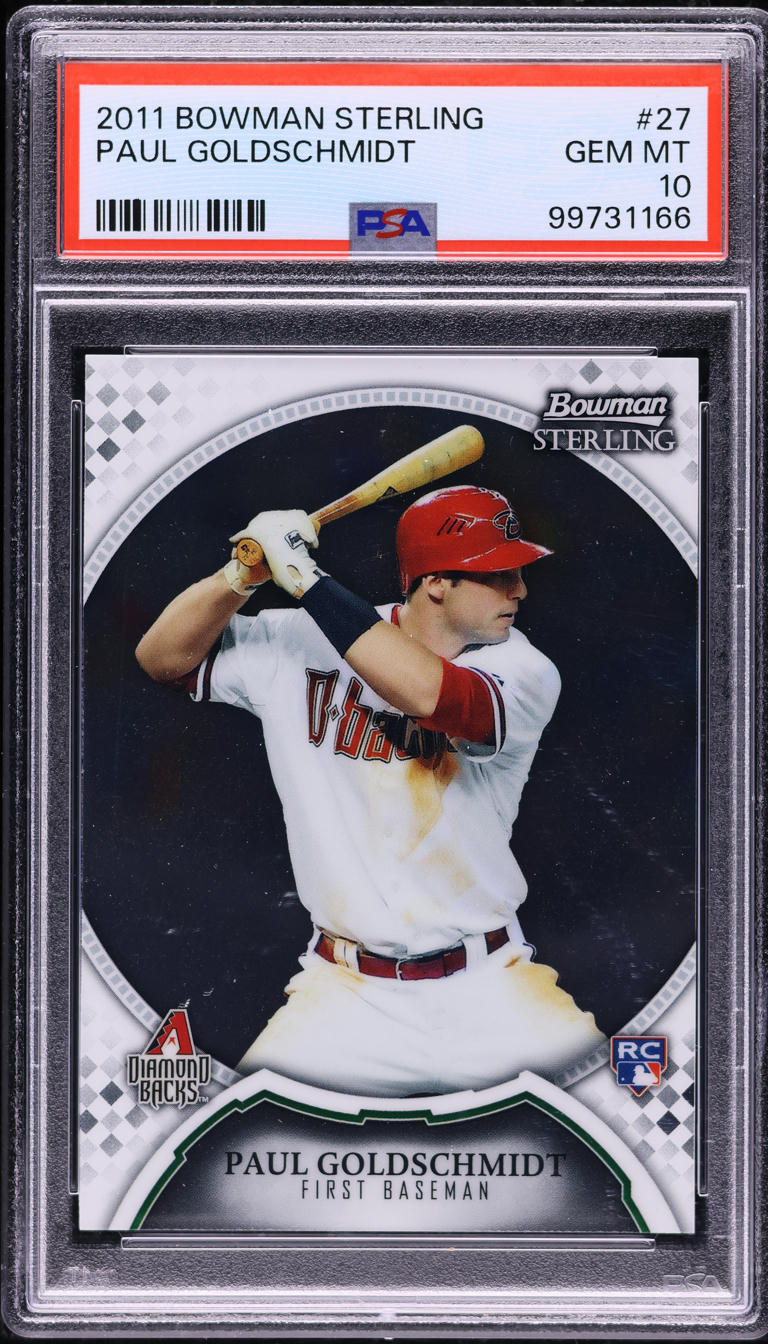 2011 Bowman Sterling Paul Goldschmidt ROOKIE #27 PSA 10 GEM MINT
