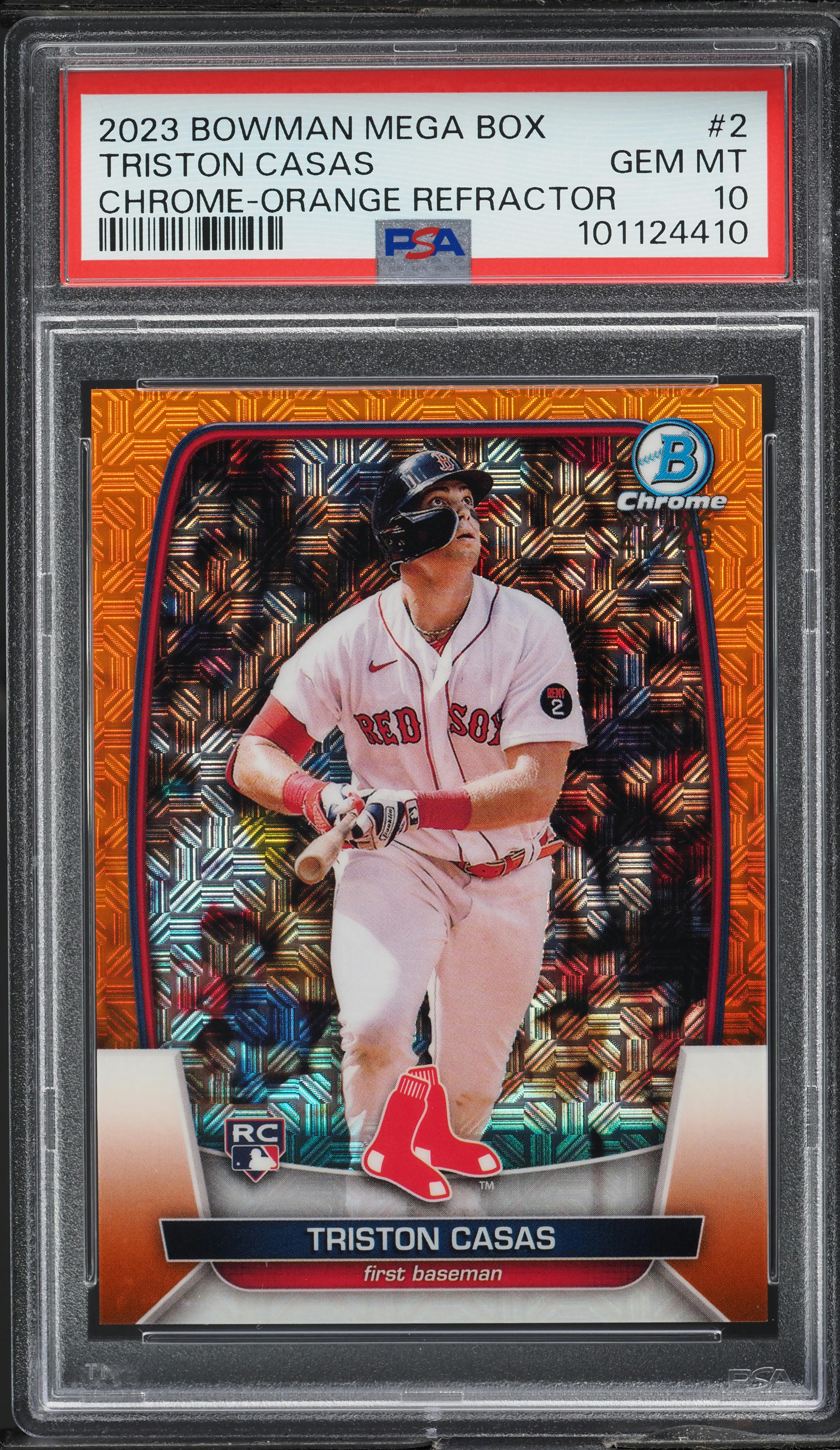 2023 Bowman Chrome Mega Box Orange Refractor Triston Casas ROOKIE