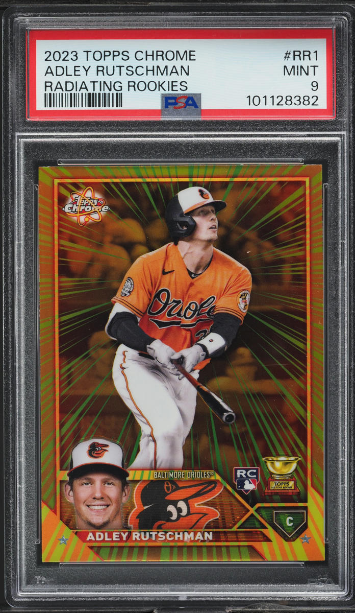 2023 Topps Chrome Radiating Adley Rutschman ROOKIE #RR-1 PSA 9 MINT