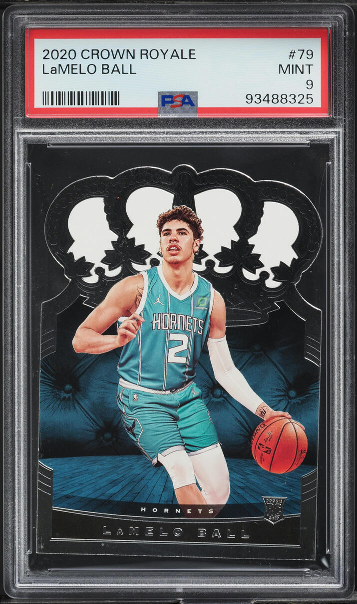 2020 Crown Royale LaMelo Ball ROOKIE #79 PSA 9 MINT