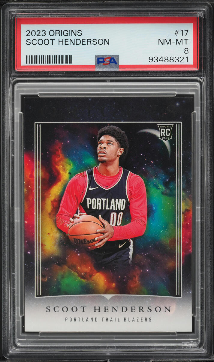 2023 Panini Origins Scoot Henderson ROOKIE #17 PSA 8 NM-MT