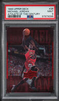 1999 Upper Deck MJ Athlete Of The Century Michael Jordan #26 PSA 9