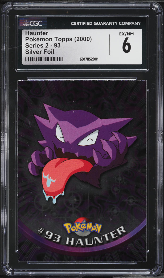 2000 Topps Pokemon Series 2 Silver Foil Haunter #93 CGC 6 EXMT on Fanatics  Collect