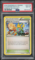 2016 Pokemon Italian XY Black Star Promo Worlds Champions Festival