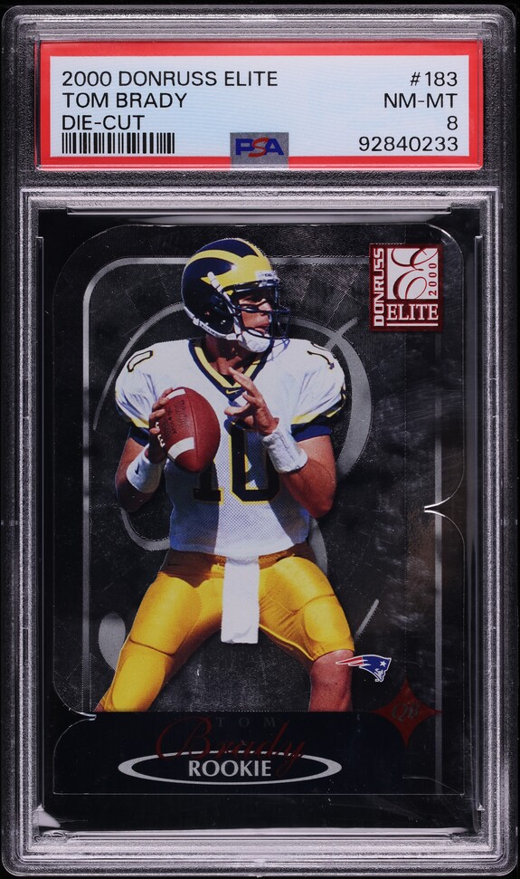 2000 Pacific Autograph Tom Brady ROOKIE RC AUTO #403 BGS 9 MINT on