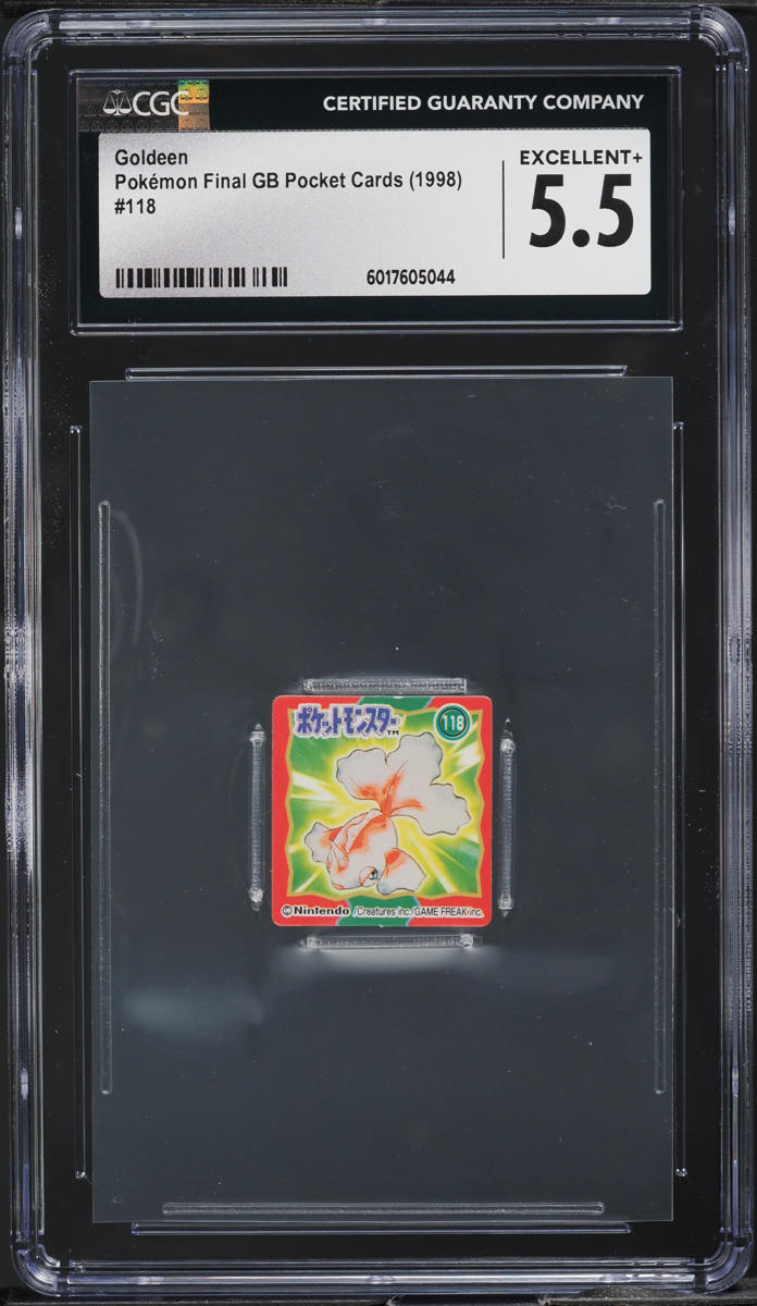 1998 Pokemon Japanese Final GB Pocket Cards Goldeen #118 CGC 5.5 EX+ on  Fanatics Collect