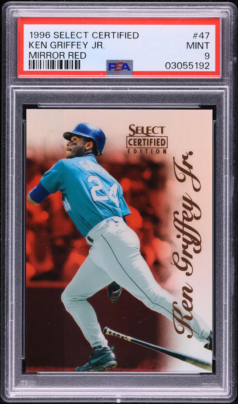 1996 Select Certified Mirror Red Ken Griffey Jr. #47 PSA 9 MINT