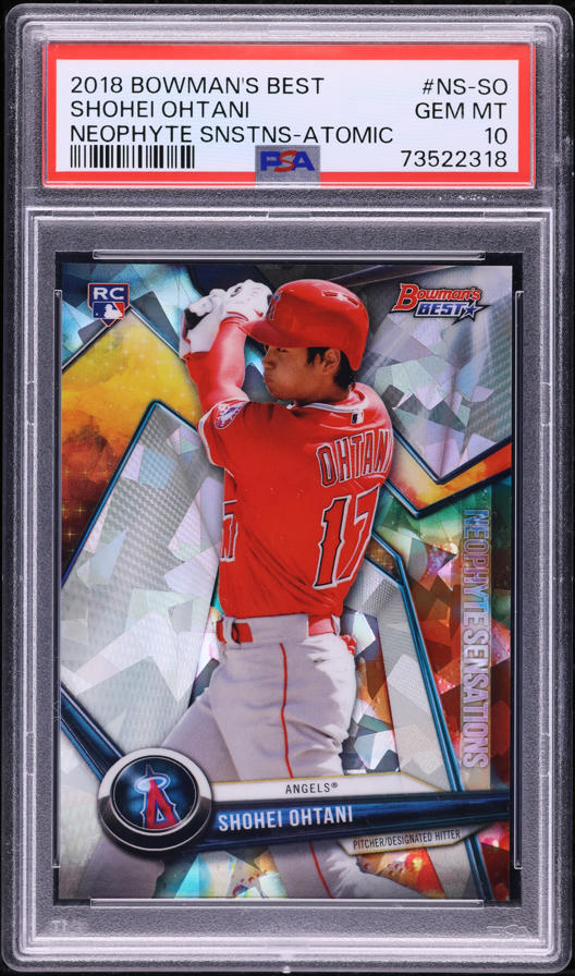 2018 Bowman's Best Neophyte Sensations Atomic Refractor Shohei
