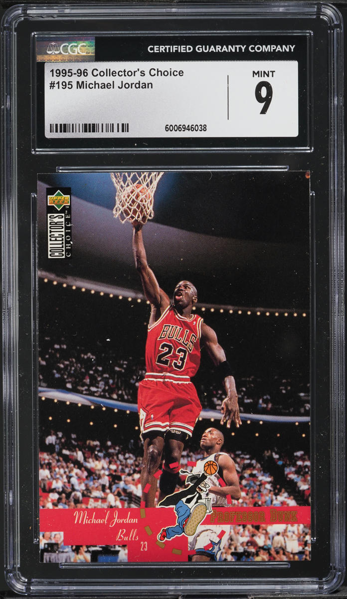 1995 Collector's Choice Michael Jordan #195 CGC 9 MINT