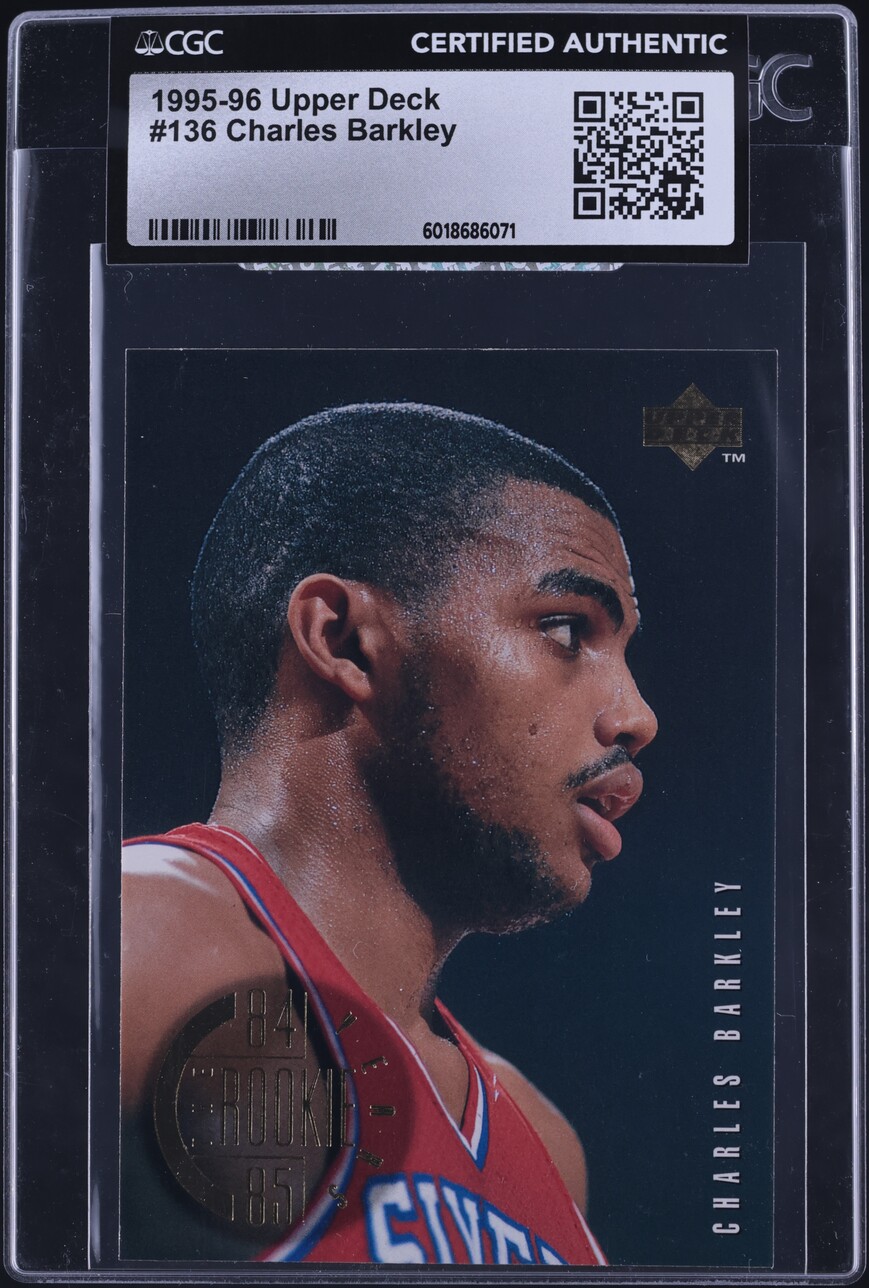 1995 Upper Deck Charles Barkley #136 CGC AUTH