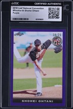 2018 Leaf National Convention Purple Shohei Ohtani ROOKIE /25 #05