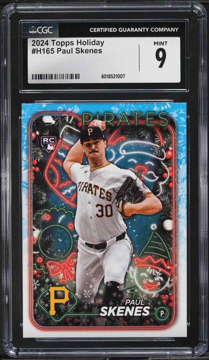 2024 Topps Holiday Paul Skenes ROOKIE #H165 CGC 9 MINT