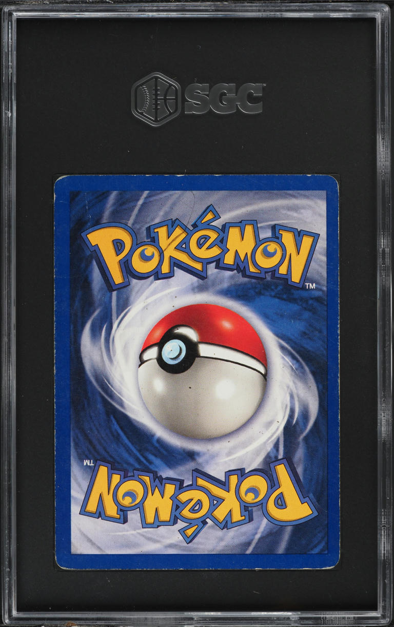 1999 Pokemon Base Set 1st Edition Holo Machamp #8 SGC 2 GD