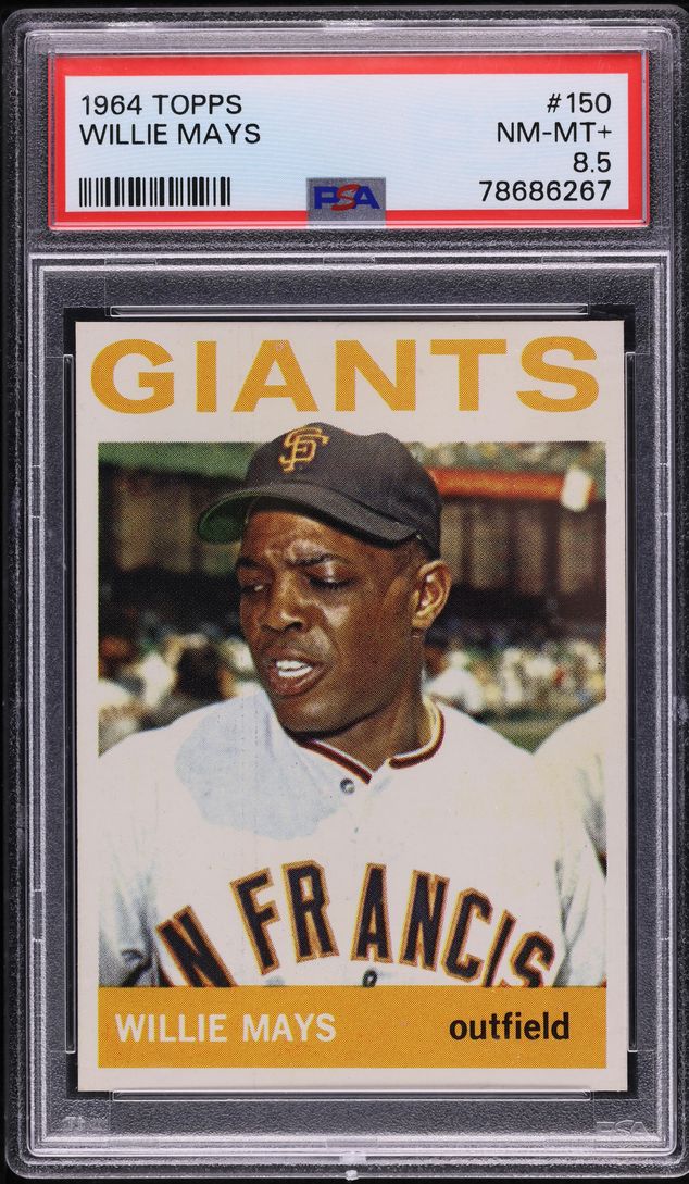 1964 Topps Willie Mays #150 PSA 8.5 NM-MT+