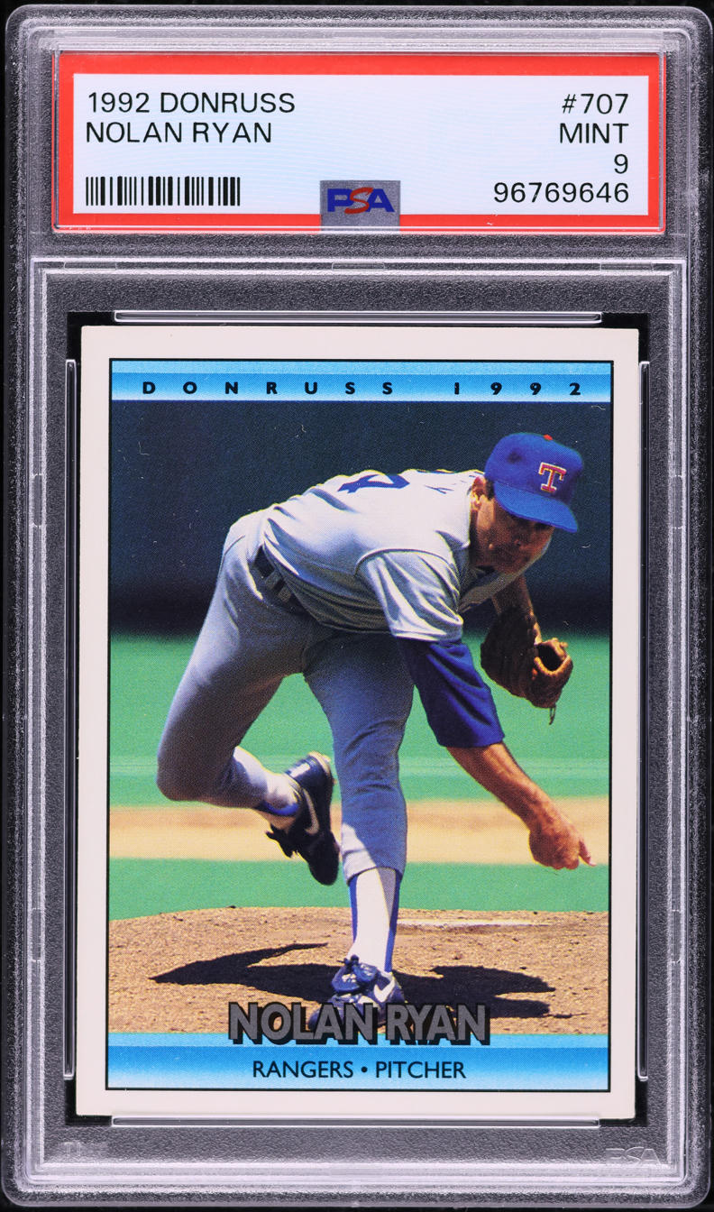 1992 Donruss Nolan Ryan #707 PSA 9 MINT