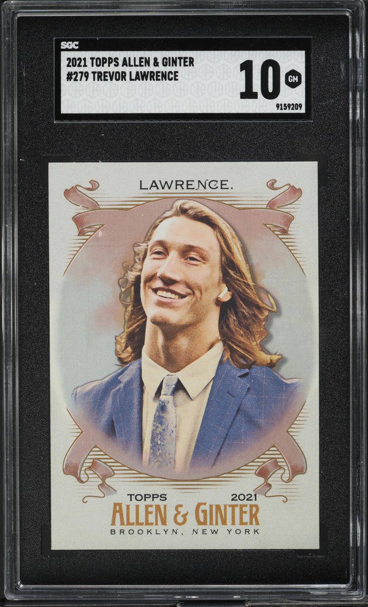 2021 Topps Allen & Ginter Trevor Lawrence ROOKIE #279 SGC 10 GEM MINT