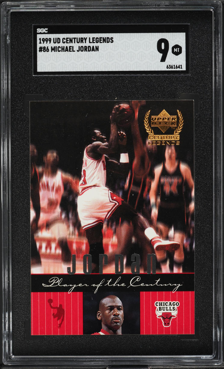 1999 Upper Deck Century Legends Michael Jordan #86 SGC 9 MINT