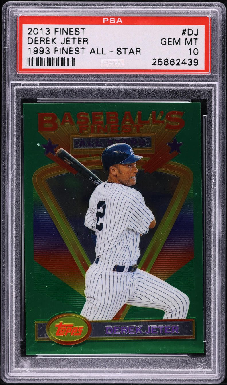 2013 Finest '93 All-Star Derek Jeter #93AS-DJ PSA 10 GEM MINT