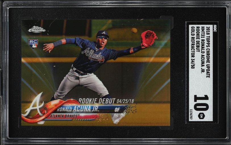 2025 Topps Allen & Ginter X Mini Red Ronald Acuna Jr. 5/5 #103 CGC