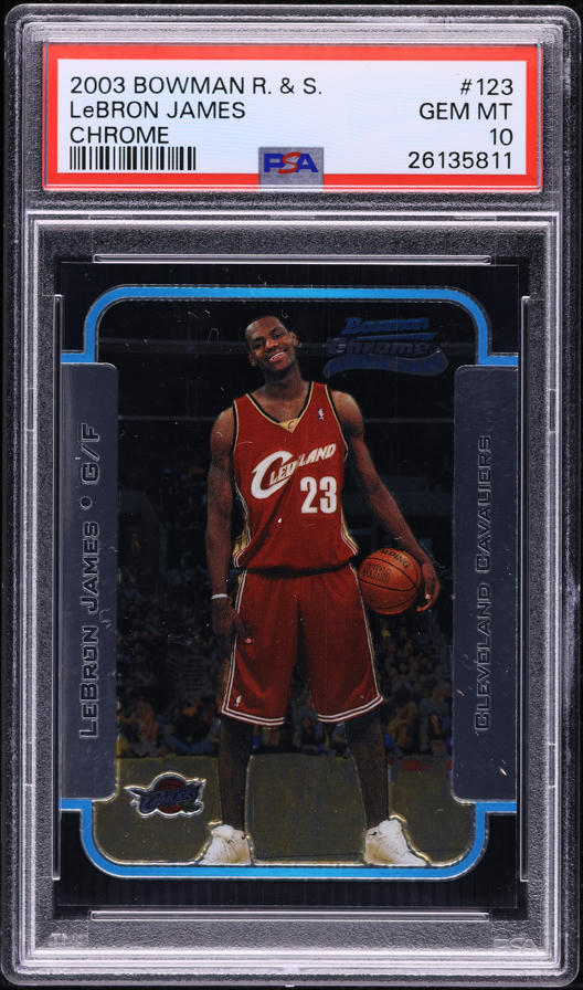 その他 2007 Bowman Chrome LeBRON JAMES PSA10 Auction Prices