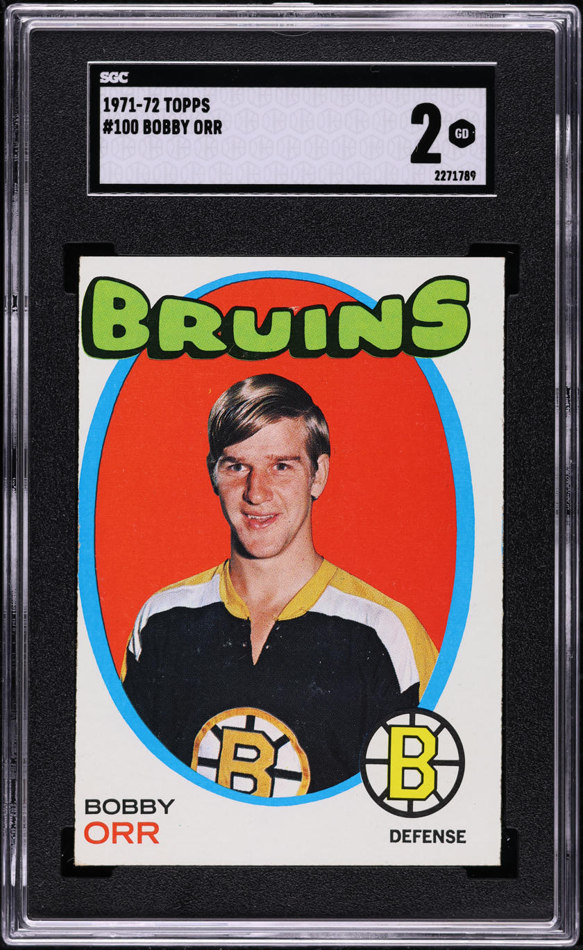 1971 Topps Hockey Bobby Orr #100 SGC 2 GD