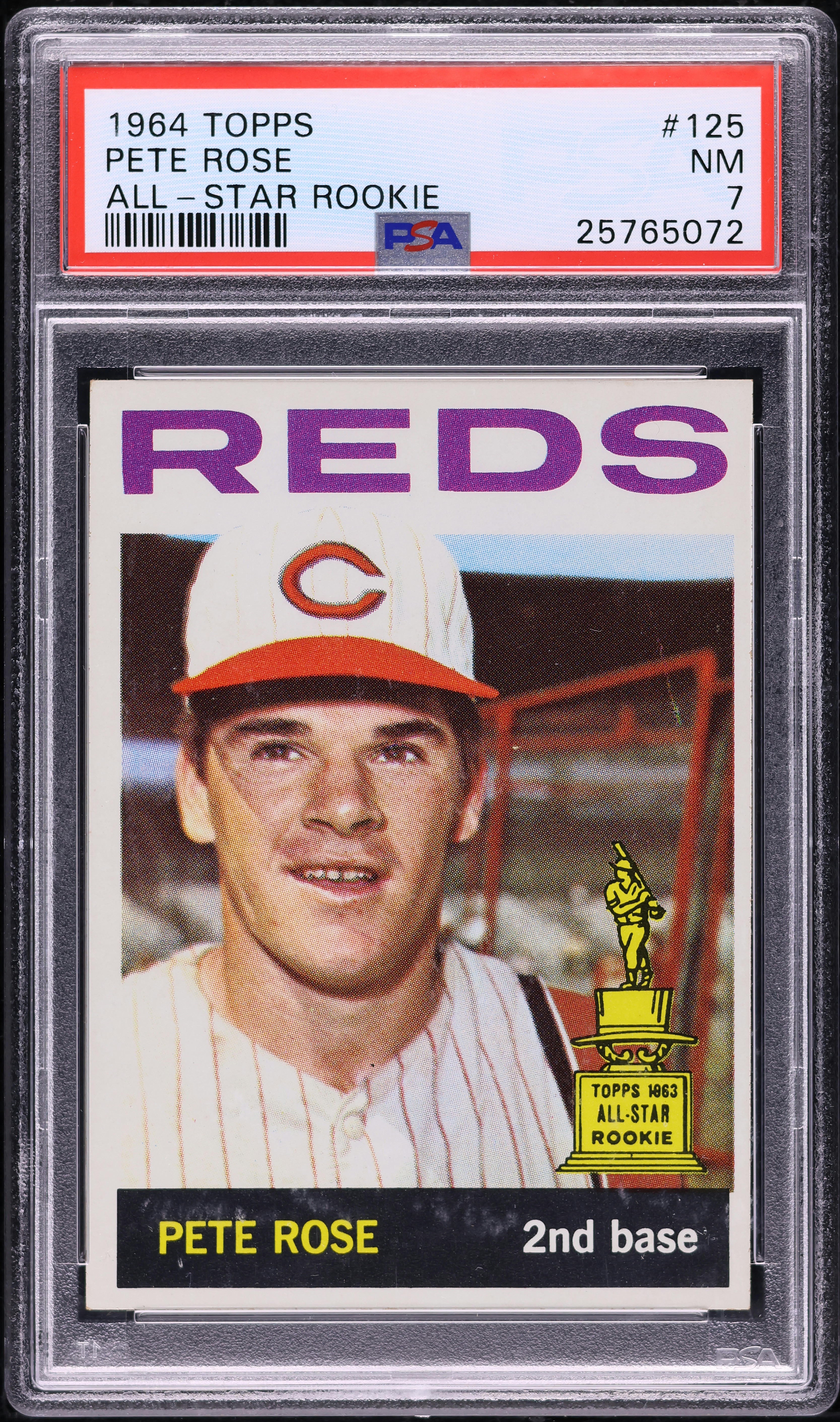 1964 Topps Pete Rose #125 PSA 7 NRMT on Fanatics Collect