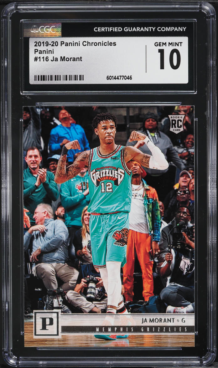 2019 Panini Chronicles Ja Morant ROOKIE #116 CGC 10 GEM MINT