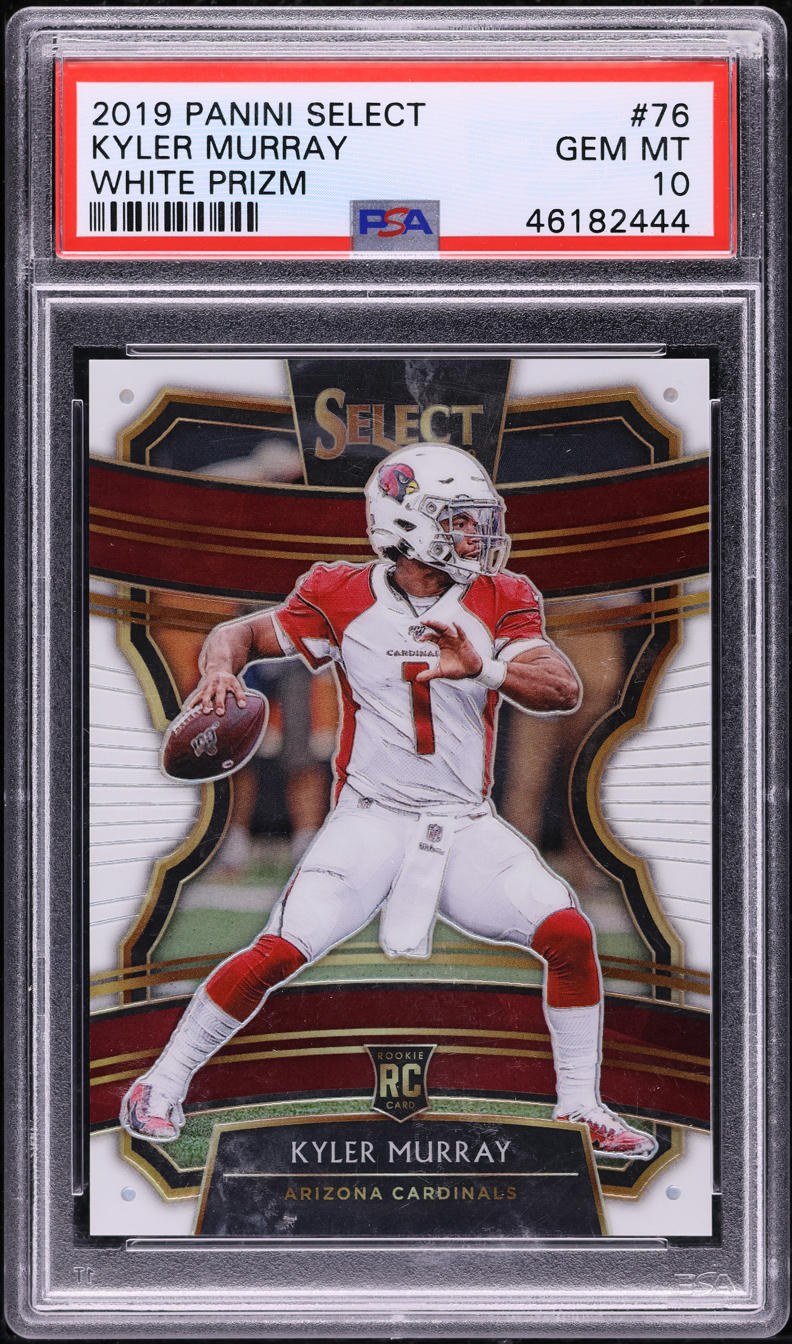 2019 Select Concourse White Prizm Kyler Murray ROOKIE /35 #76 PSA 10 GEM MINT