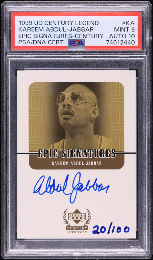 1975 Topps Basketball Kareem Abdul-Jabbar #90 PSA 8 NM-MT on