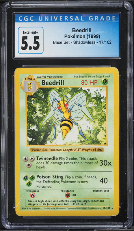 beedrill pokemon card 17 102 Pokemon - Beedrill (17/102)
