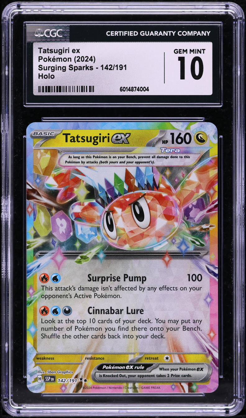 tatsugiri ex pokemon card value Stellar Miracle Super Rare Japanese #125 PSA 10 Shuffle the other cards back into your deck Tatsugiri ex / Mint opened