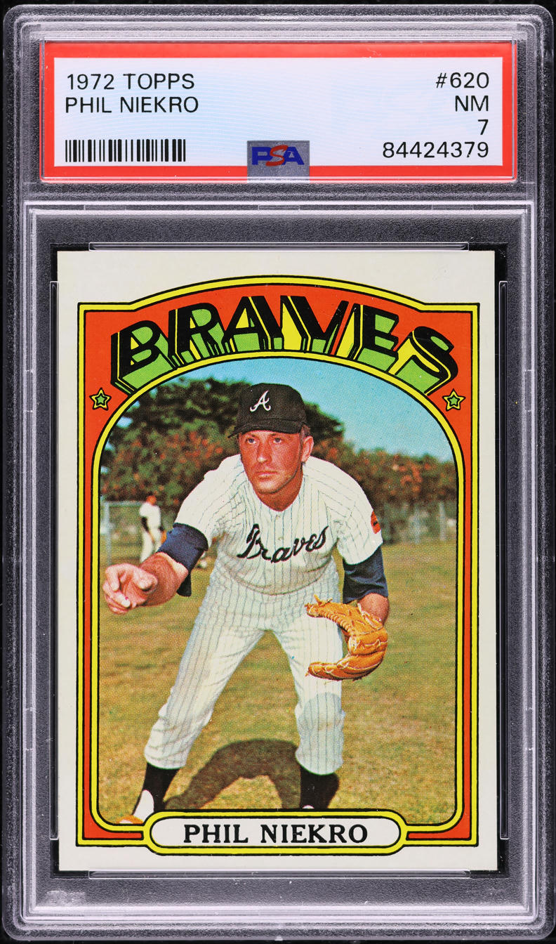 1972 Topps Phil Niekro #620 PSA 7 NRMT