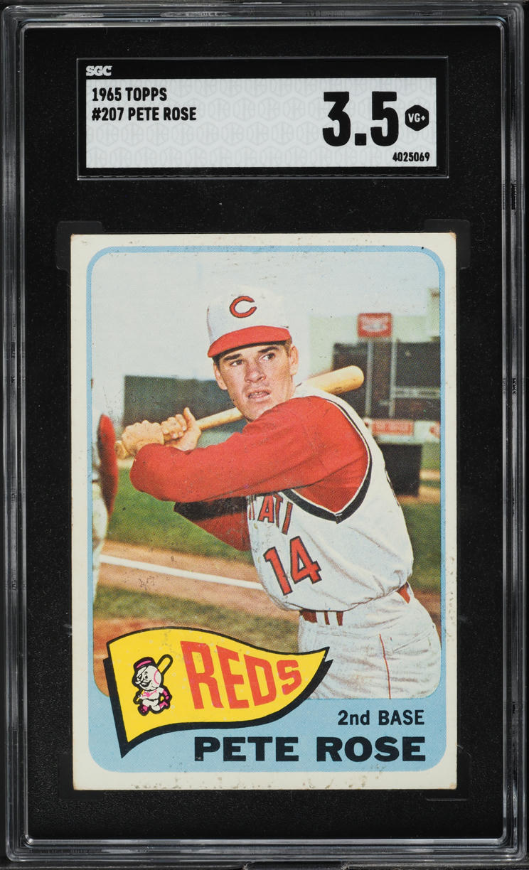 1965 Topps Pete Rose #207 SGC 3.5 VG+