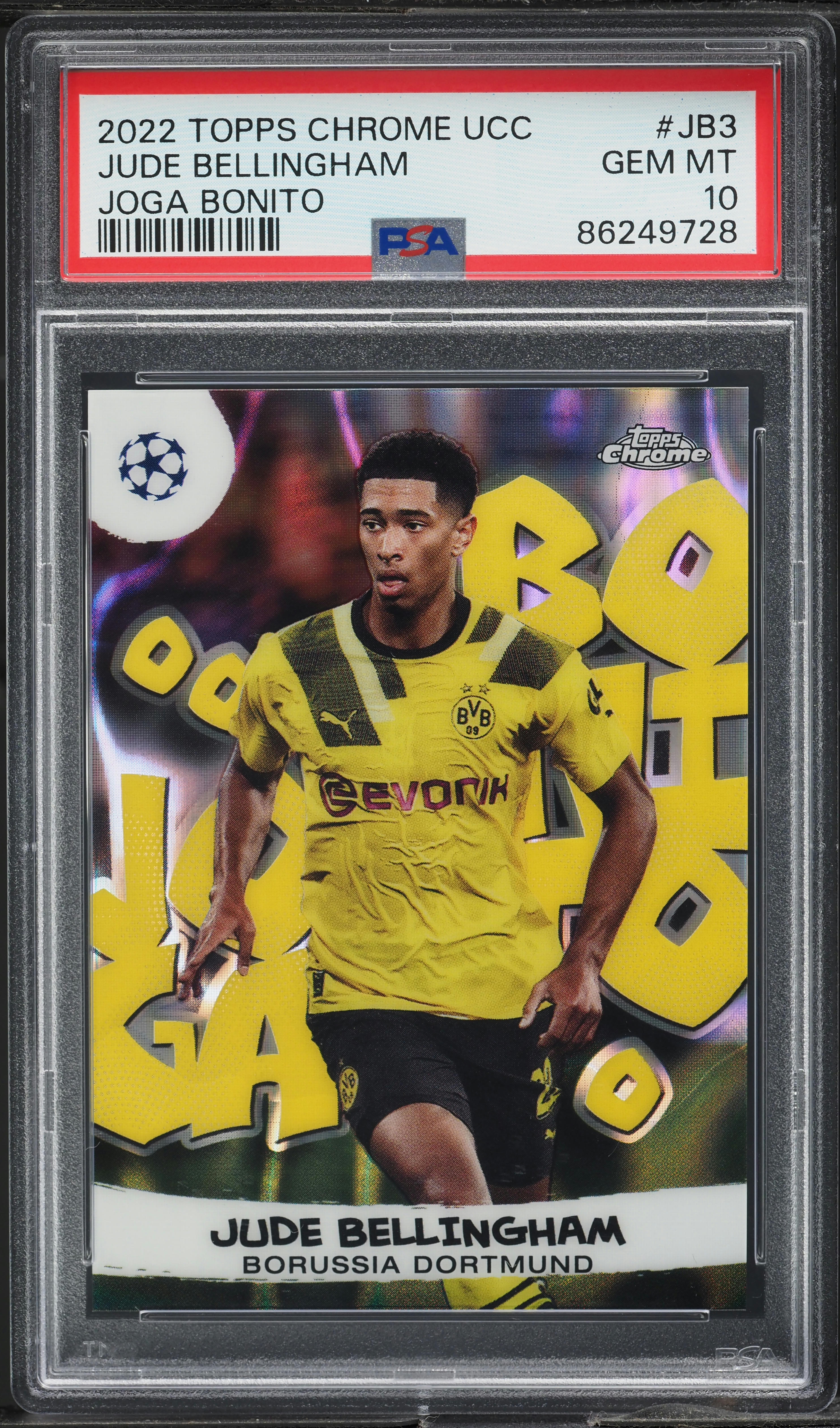 2022 Topps Chrome UEFA Club Competitions Joga Bonito Jude 