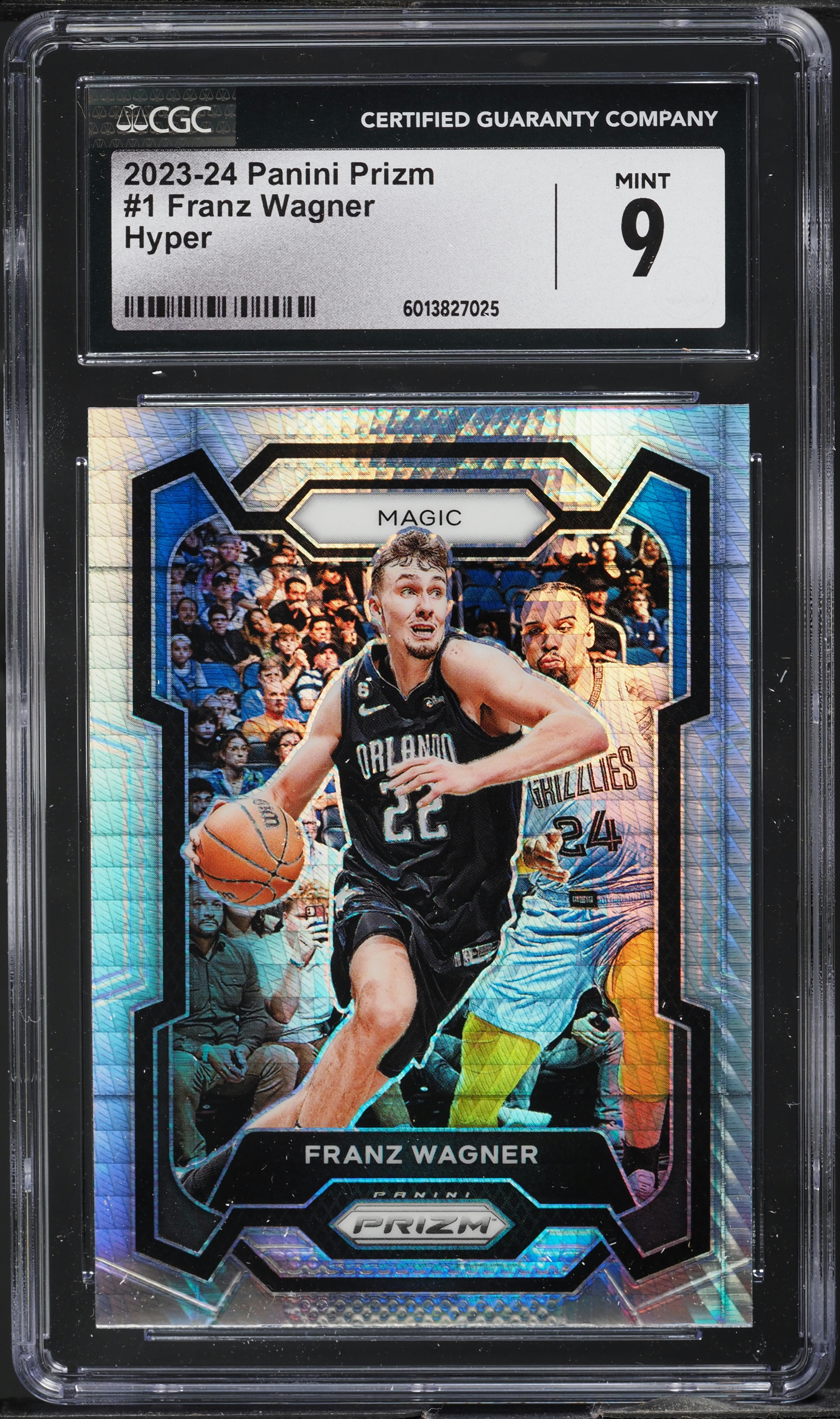 2023 Panini Prizm Hyper Franz Wagner #1 CGC 9 MINT on Fanatics Collect