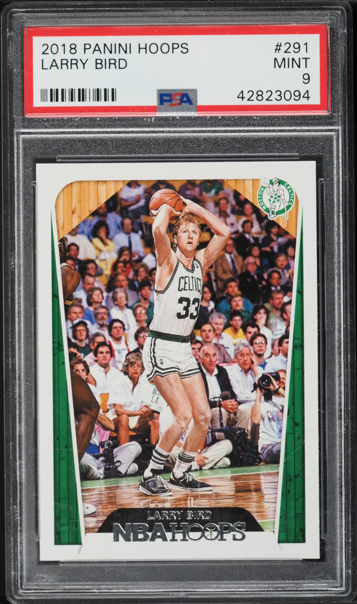 2018 Hoops Larry Bird #291 PSA 9 MINT