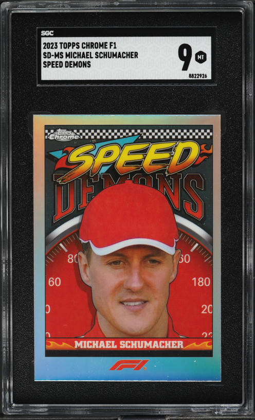 2023 Topps Chrome F1 Speed Demons Michael Schumacher #SD-MS SGC 9