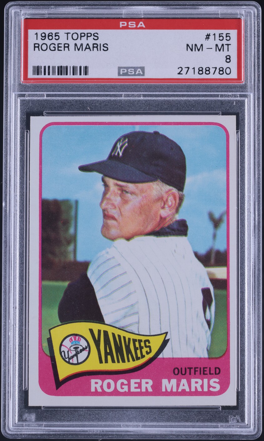 1965 Topps Roger Maris #155 PSA 8 NM-MT