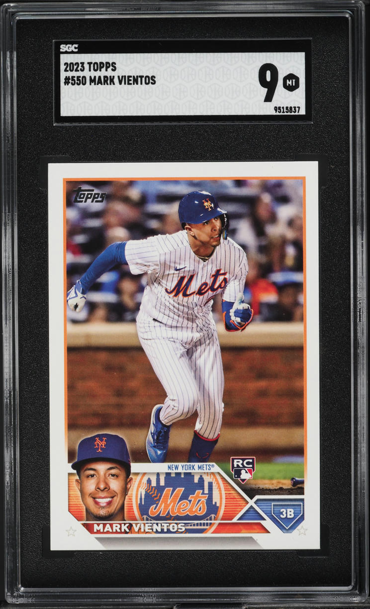2023 Topps Mark Vientos ROOKIE #550 SGC 9 MINT