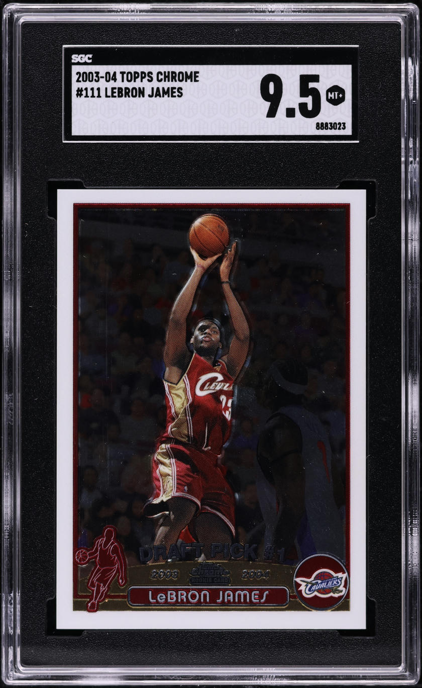 lebron james 2003 topps