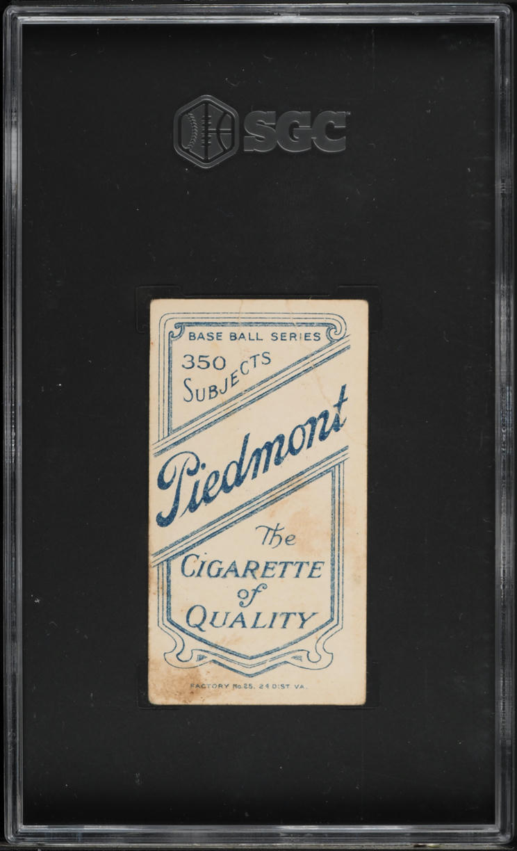 1909-11 T206 Fred Abbott SGC 1 PR