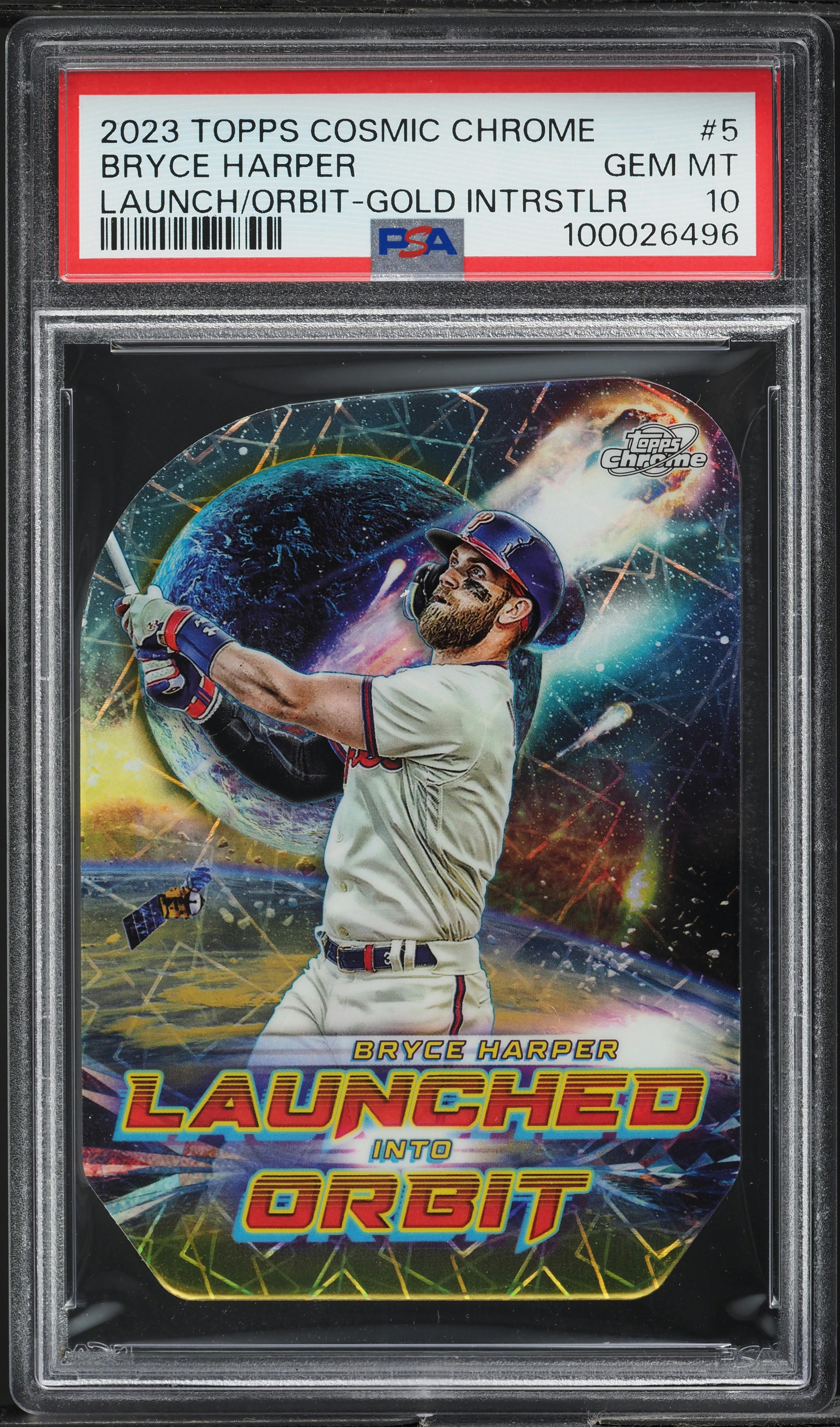 2023 Topps Cosmic Chrome Launched Orbit Gold Interstellar Bryce 
