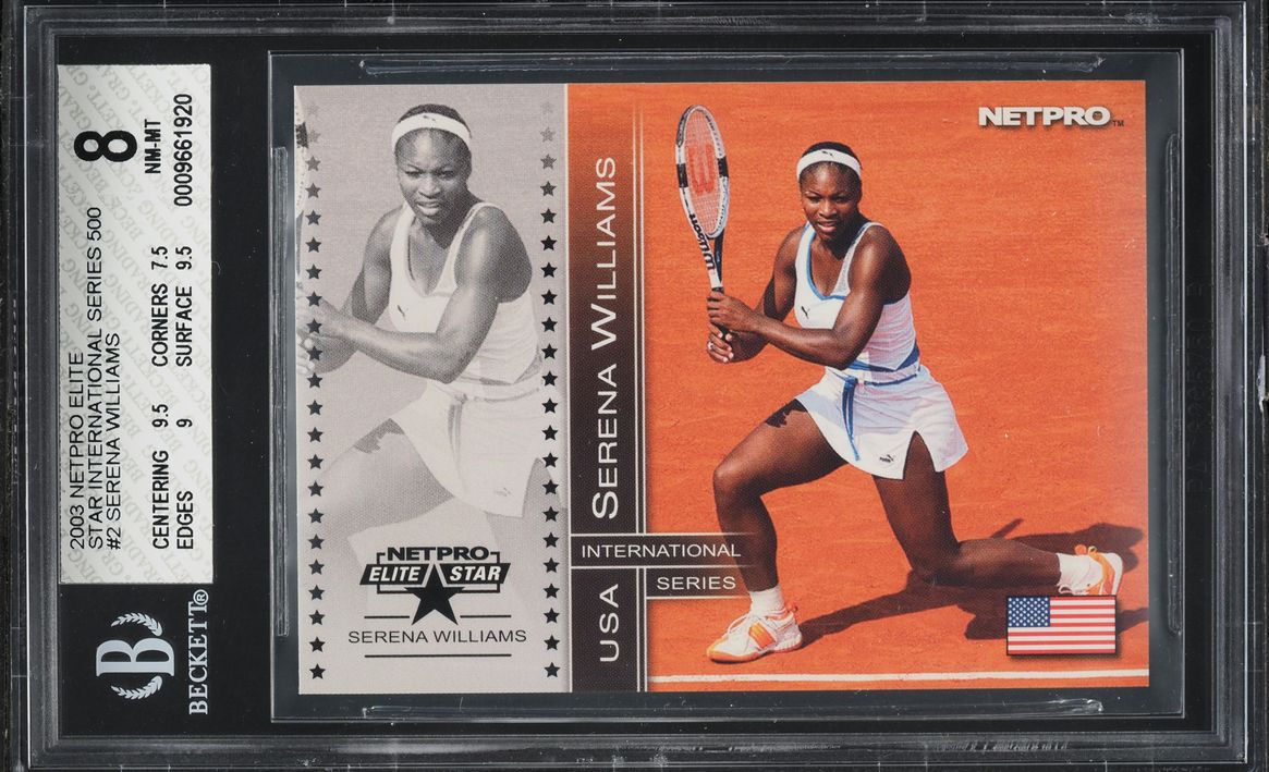 2003 Netpro Elite Star International Series Serena Williams ROOKIE