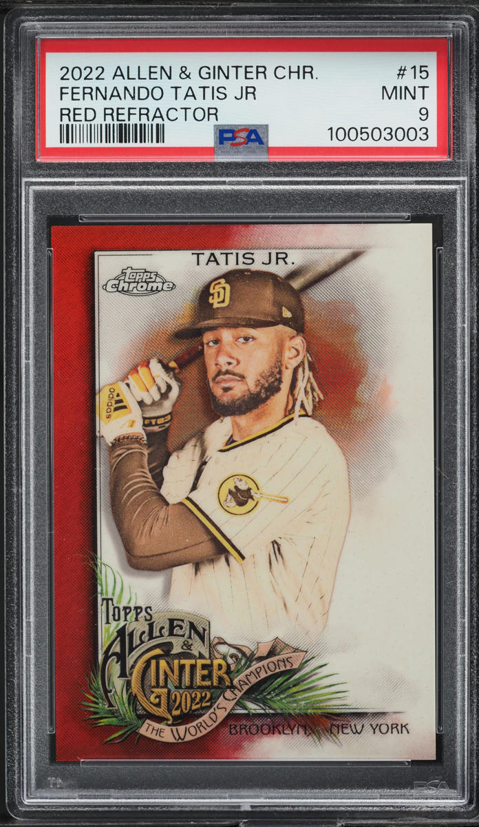 2022 Topps Allen & Ginter Chrome Red Refractor Fernando Tatis Jr