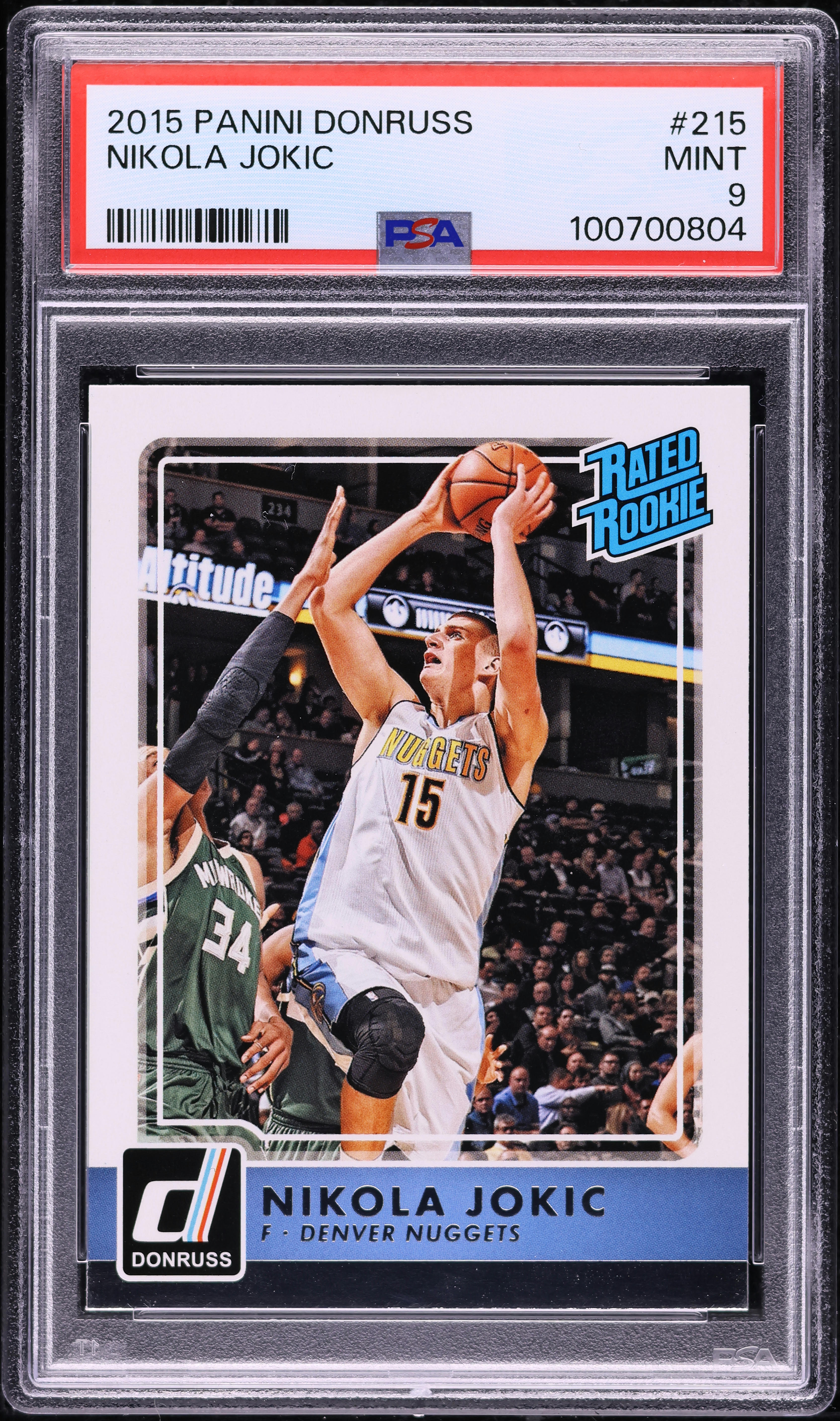 その他 NIKOLA JOKIC RC DONRUSS PSA9 2015 Donruss Basketball Nikola Jokic ROOKIE #215 PSA 9 MINT on