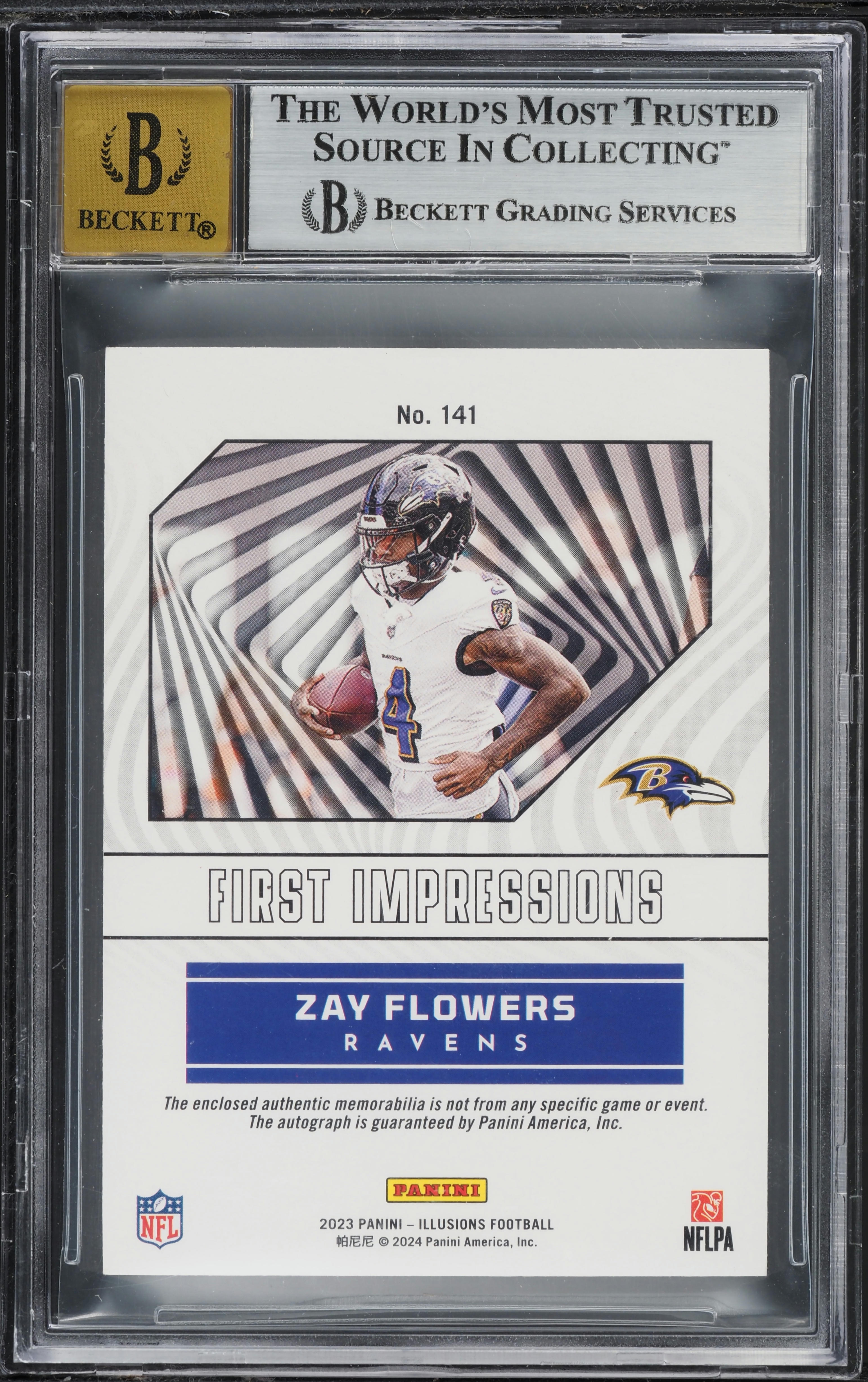 2023 Panini Illusions FOTL Green Zay Flowers RC PATCH AUTO /10