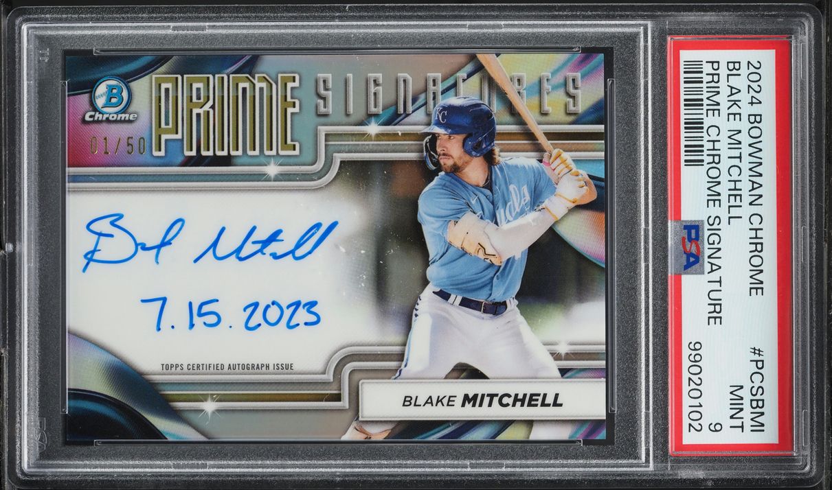 2024 Bowman Chrome Prime Blake Mitchell ROOKIE AUTO 1/50 #PCSBMI 