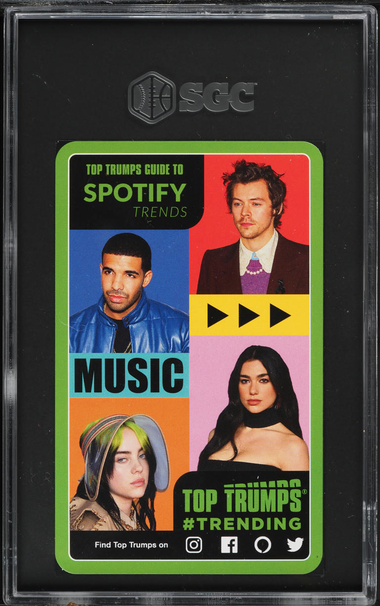 2022 Top Trumps Guide To Spotify Trends Dixie D'Amelio SGC 9.5 MINT+
