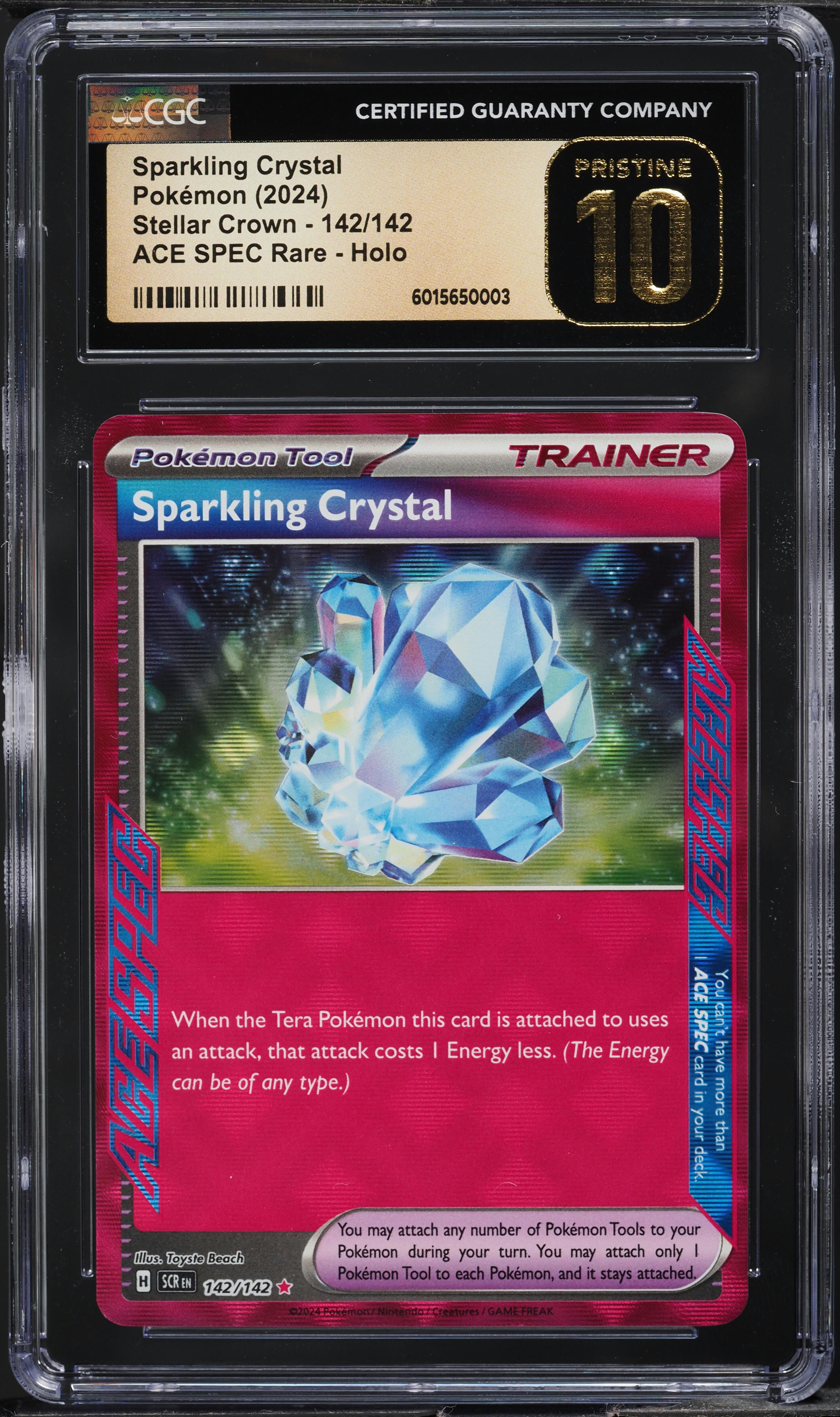 sparkling crystal pokemon card Stunning Sparkling Crystal Card from Stella Crown!