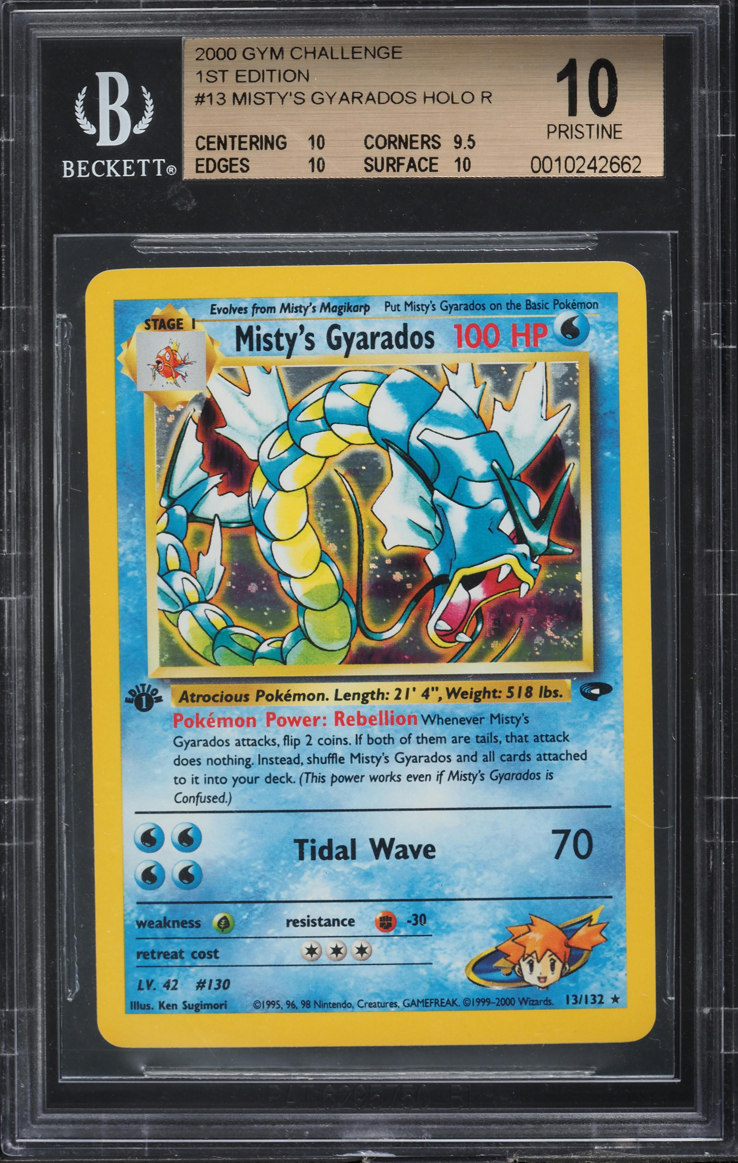 Misty's Gyarados Holofoil - Gym Challenge - 13 [Toy]